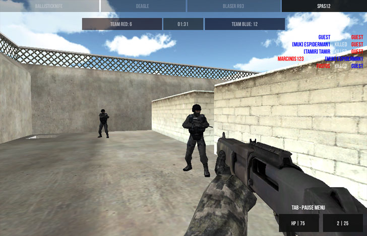 play first person shooter games free online