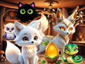 Mysterious Familiars: Enchanted Bestiary