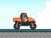 Orange Motorbike Racing
