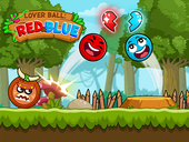 Red and Blue Ball Cupid Love
