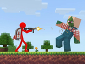 Red Stickman vs Craftmans 2