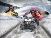 Snowmobile Racing