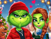 The Grinch Couple Holiday Dress Up