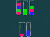 Water Sorting Color in the Bottle